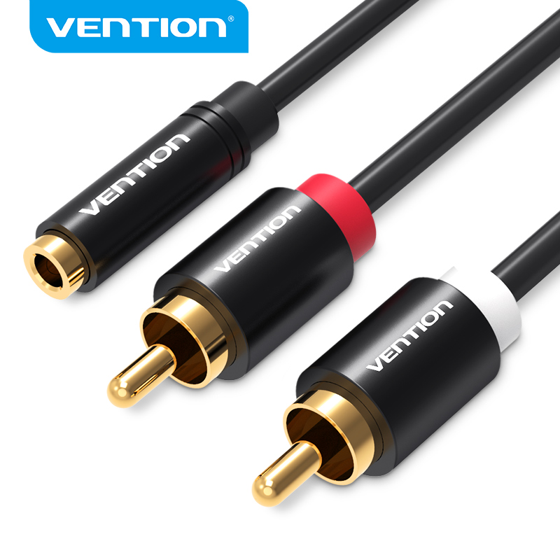 Home Cinema Ampli - Vention ジャック 3.5mm メス - 2RCA