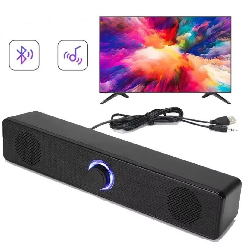 Home Cinema Gadgets - VIKEFON Bluetooth 4D サラウンドスピーカーホームシアターサウンドシステムコンピュータサウンドバーテレビ用サブウーファー有線ステレオ強力な低音