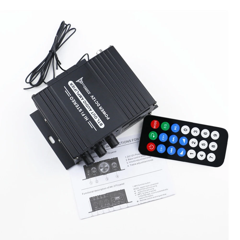 AK-370 Bluetooth アンプ パワーアンプ 20 - Home Cinema Solution のレビューと価格