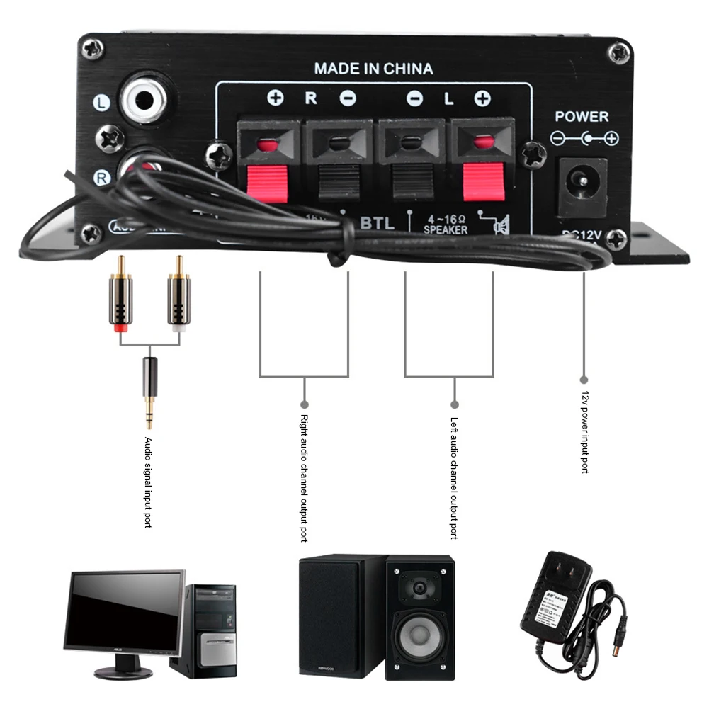 AK-370 Bluetooth アンプ パワーアンプ 20 - Home Cinema Solution のレビューと価格