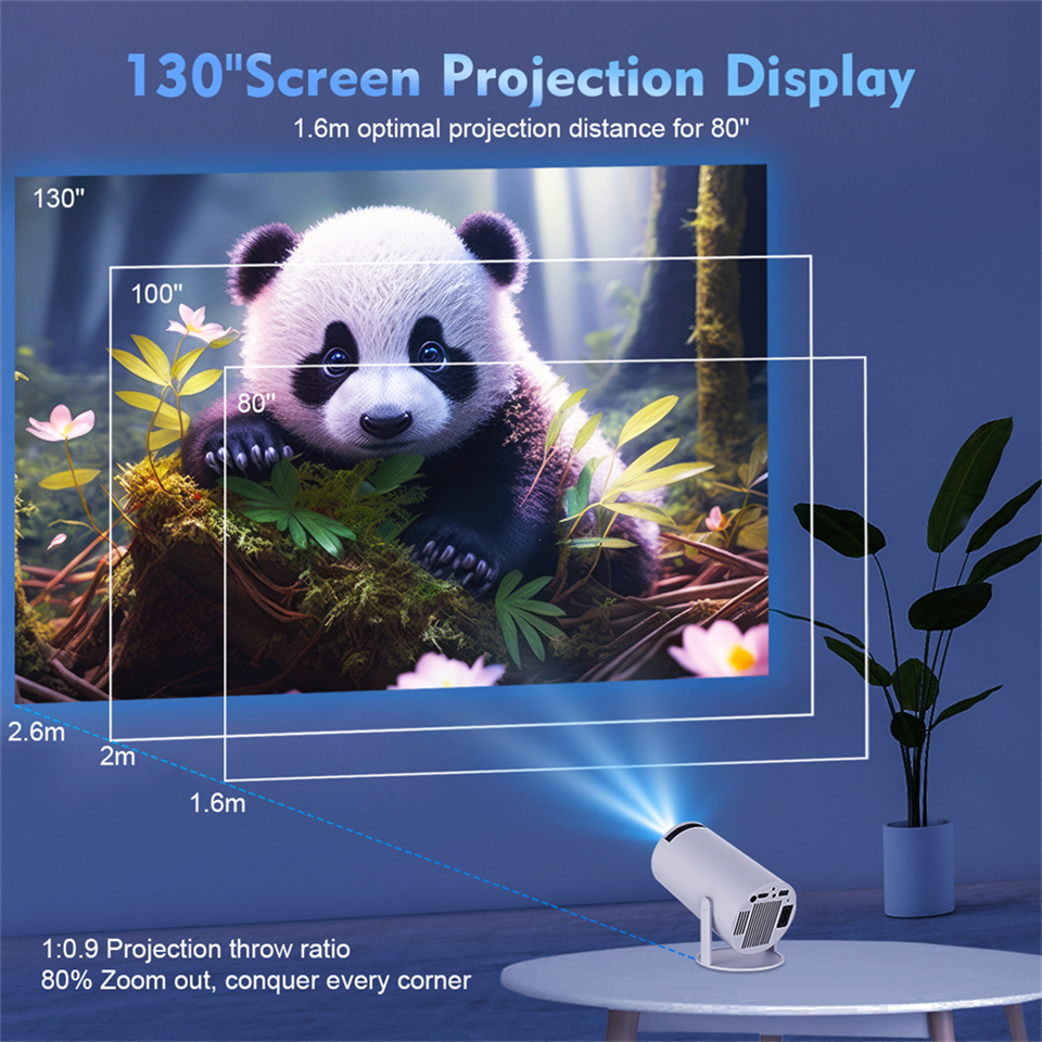 2026年新型HY300プロジェクター 4K Android - Home Cinema Gadgets のレビューと価格