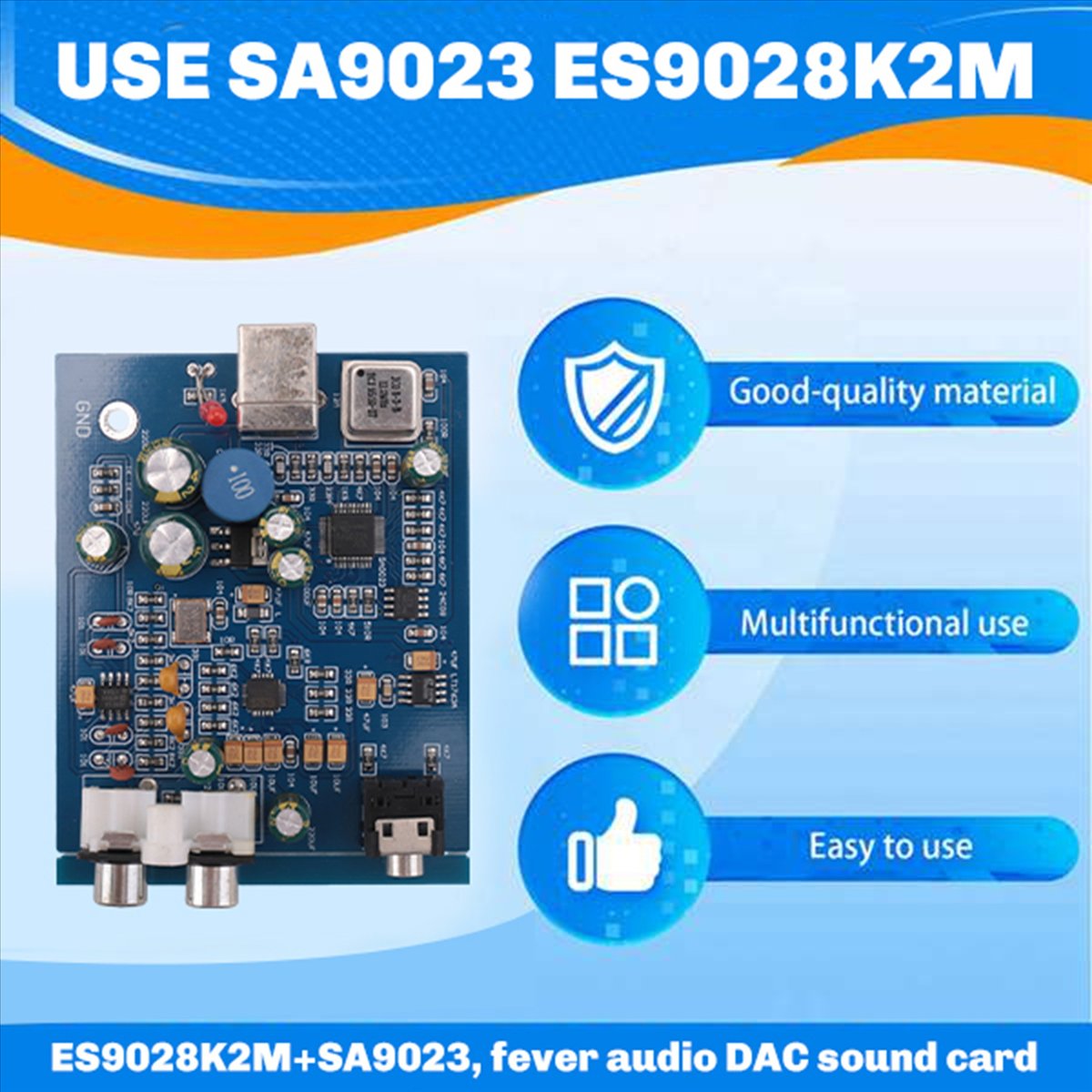 A64I ミニ USB デコーダボード ES9028K2M  - Home Cinema Ampli のレビューと価格