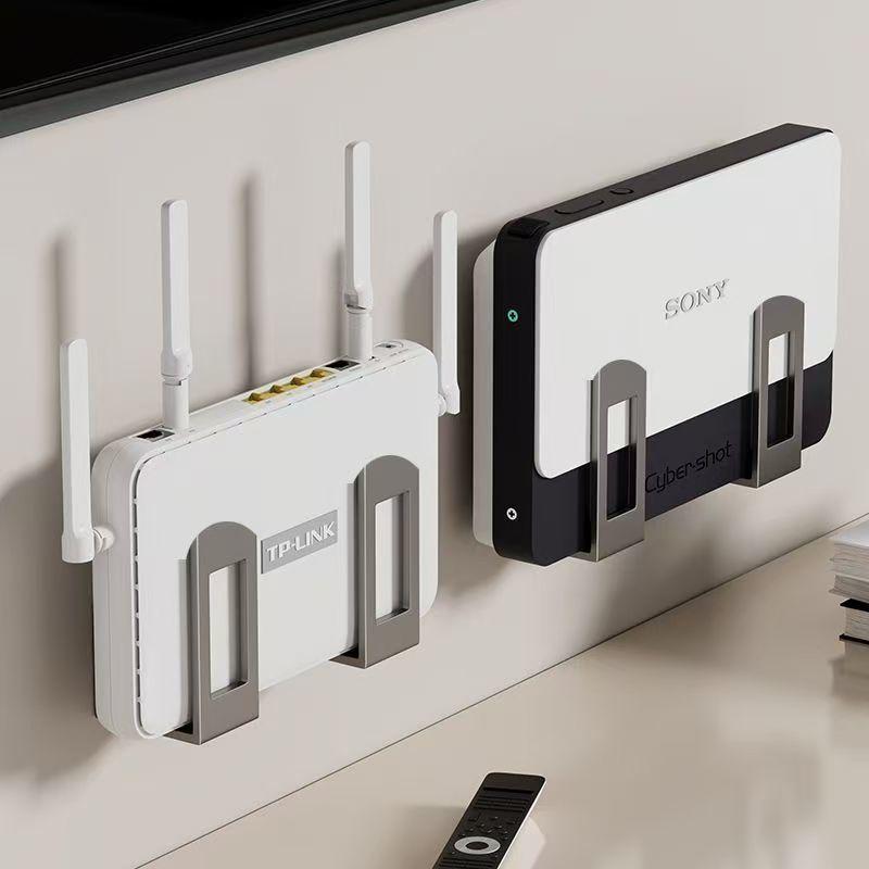 2個入り壁掛けルーター収納ボックス Wifiデバイスサポート - Home Cinema Gadgets のレビューと価格