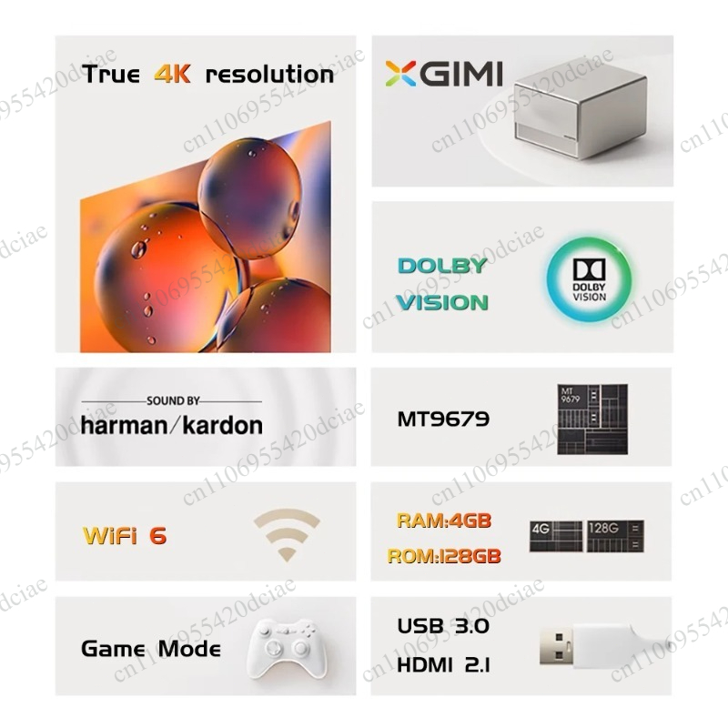 3Dホームシネマ 128GB アンドロイドプロジェクター、X - Home Cinema Xgimi のレビューと価格