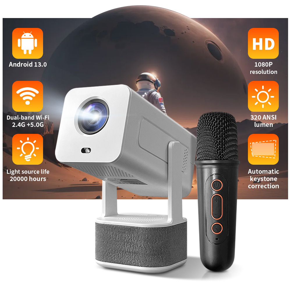 屋外カラオケプロジェクター、ダブルウィートシネマオールインワ - Home Cinema Karaoke Projector のレビューと価格